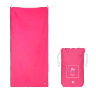 Towel - Fitness/Outdoors - Classic - Large - Angel Pink