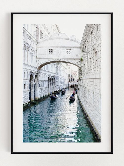 Venice Canal Poster - 30x40 cm