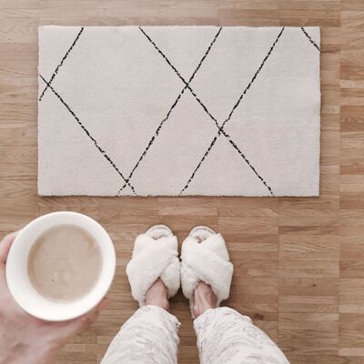 Washable doormat Lines Cream (PU = 6 pcs.)