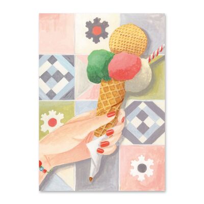 Gelato Postkarte