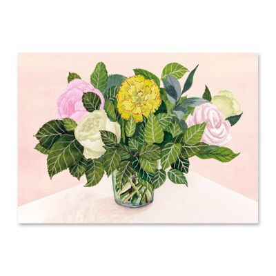 Postkarte Hübsche Blumen