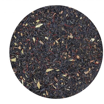 Black Tea & Saffron- Loose Tea-300gr - White Label