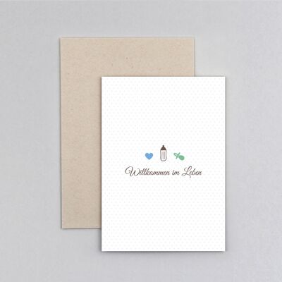Símbolos de la tarjeta de nacimiento Mona Blau