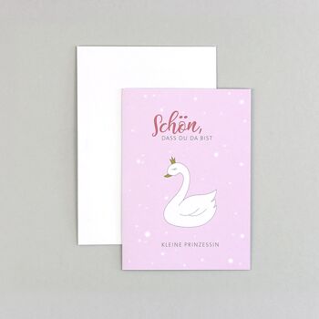 Faire-part de naissance Cygne Svea 1