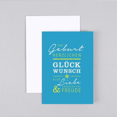 Birth card font Toni