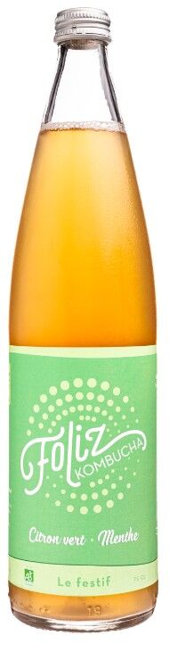 Kombucha Das Fest: Limette & Minze 75cl