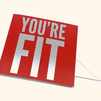 Valentinskarten - Du bist fit