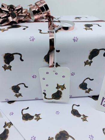 Papier d'emballage de chats mignonsEmballage cadeau sur le thème des chats ISLA 7