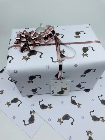 Papier d'emballage de chats mignonsEmballage cadeau sur le thème des chats ISLA 9