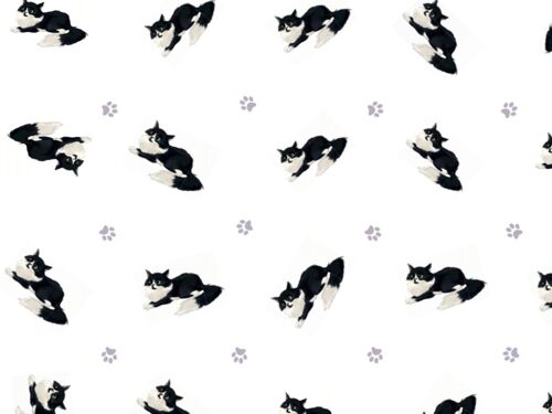 Cute Cats Wrapping Paper LEO, Cat Themed Gift Wrap