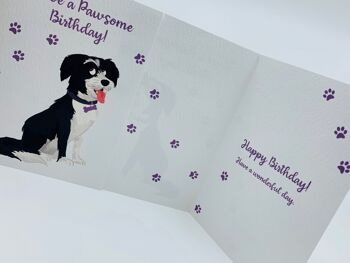 Carte de voeux A6 chien mignon avec enveloppe, LUCY 4