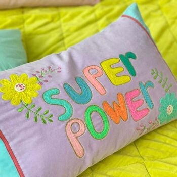 Housse de coussin super pouvoir 1