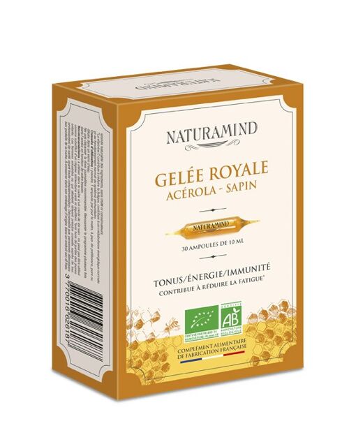 Gelée royale Acérola Sapin BIO - 30 ampoules