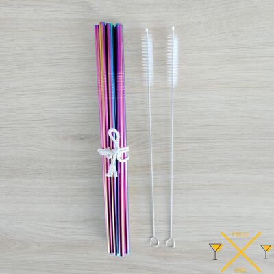 Straight INOX Straw - Rainbow