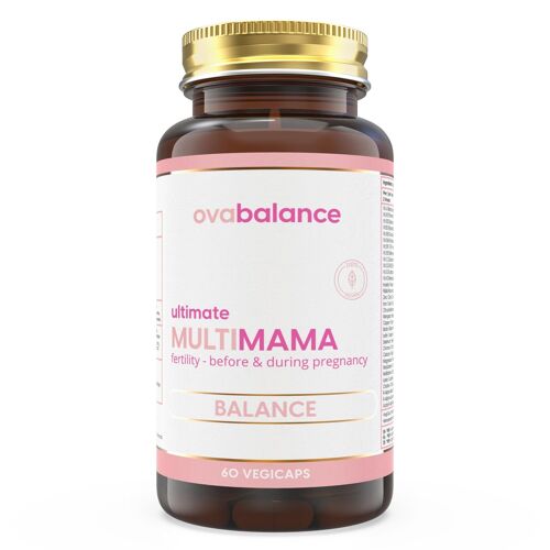 Ultimate Multi Mama | 60 capsules | The best multi-vitamin for women when trying to conceive / when pregnant / when breast feeding