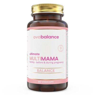 Mamá múltiple definitiva | 60 cápsulas | El mejor multivitamínico para mujeres cuando intentan concebir / cuando están embarazadas / cuando amamantan