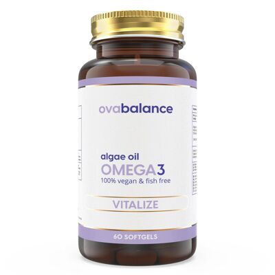 Omega-3-Algenöl | 60 Kapseln