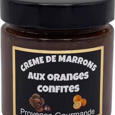 CREMA DI CASTAGNE ALL'ARANCIA CANDITA