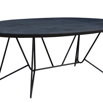 Beluga Oval Dining Table Top Only 240X100X4 cms -BMODT240R5
