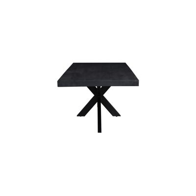 Patta Dining Table With Spider Leg (Tapper Edge) 240x100x7 cms -PMTD240BLC
