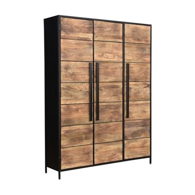 Barn 3 Door Cabinet 150x40x200 cms-BMCB003NAT