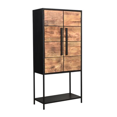 Barn 2 Door Cabinet 80x40x170 cms -BMCB002NAT