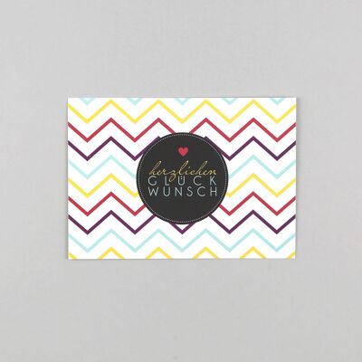 Postcard stripe Hanna 02