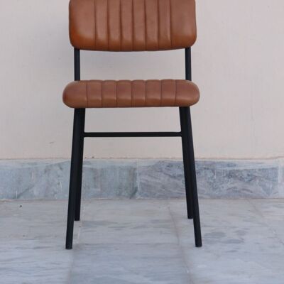 Mugello Leather Chair Black 44x55x80-DLCM0011BLC