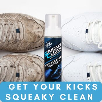 Remplacement de la formule de nettoyage en mousse - Pour le kit de nettoyage de chaussures Squeaky Clean 2