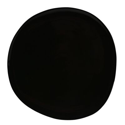 Assiette plate - 27 cm - Gao noir