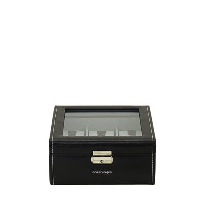 Caja de reloj 6er, tapa de cristal, Colección Bond