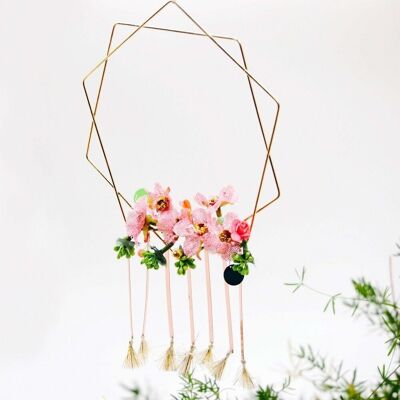 Decoration romance flower frame