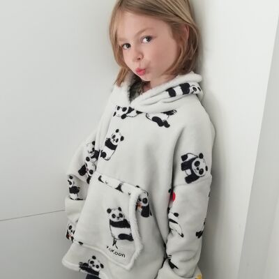 Sweat plaid enfant panda