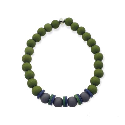 Disque de bracelet | Vert/Gris Foncé