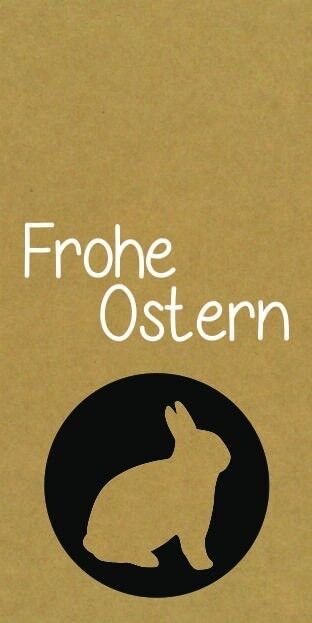 Anhänger Frohe Ostern image bunny