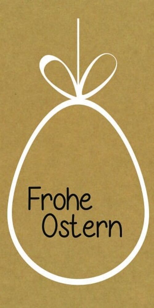 cadeaukaartje -  Frohe Ostern