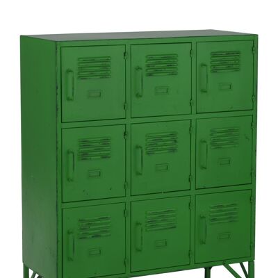 gabinete 9puertas metal verde