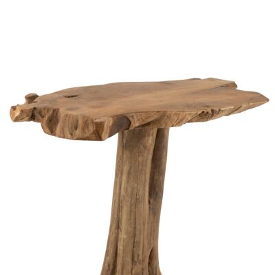 mesa raiz madera teak natural