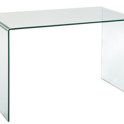 escritorio cristal transparente
