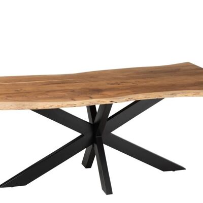 mesa del comedor gerard grande madera acacia natural