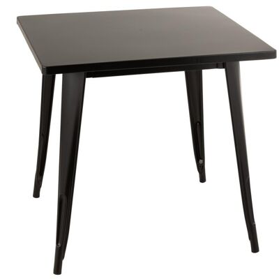 mesa bistro metal negro