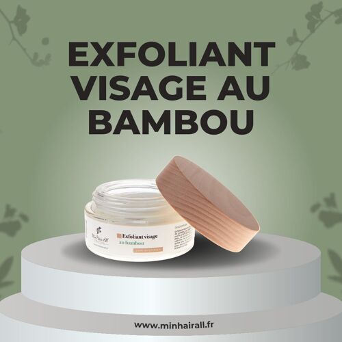 Exfoliant crème visage naturelle au bambou