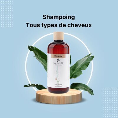 Organic shampoo for all hair types - 250mL
