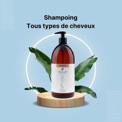 Organic shampoo for all hair types - 1000mL