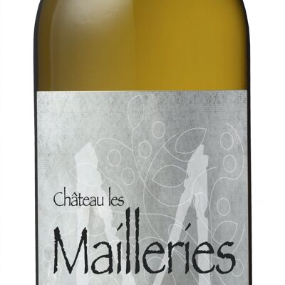 Expressive white wine Château les Mailleries M Bio AOC Bergerac