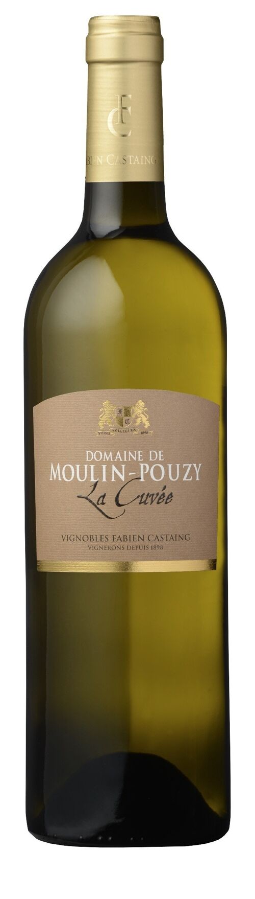 Vin blanc sec boisé AOC Bergerac Moulin-Pouzy La Cuvée 75cl