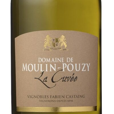Vin blanc sec boisé AOC Bergerac Moulin-Pouzy La Cuvée 75cl