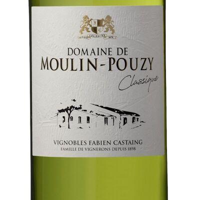 Vino blanco seco AOC Bergerac Moulin-Pouzy Classique 75cl