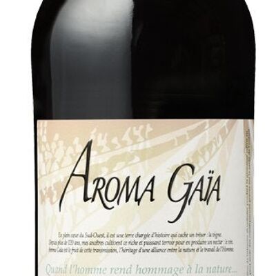 Bergerac organic red wine Aroma Gaia 75cl
