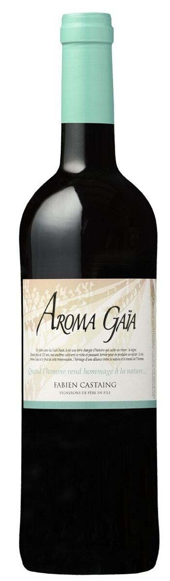 Vin rouge bio bergerac Aroma Gaia 75cl